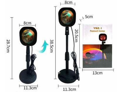 Sunset projection lamp