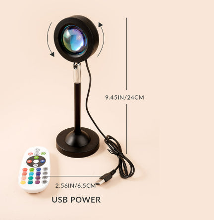 Sunset projection lamp